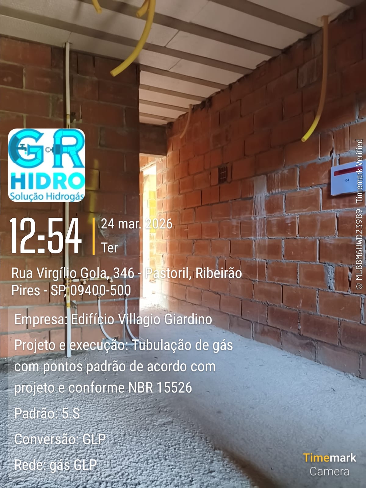 Instalação de Tubulação de Gás